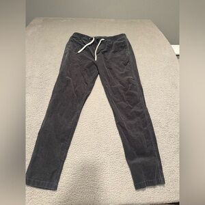 Vuori Optimist Corduroy Pant  XL  x 30" Charcoal Gray Athleisure Beach Hiking
